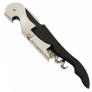 Открывалка для бутылок со штопором и ножом, металлическая