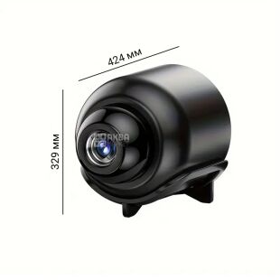 Камера Wi-Fi для видеонаблюдения с датчиком движения, ночное видение, черная