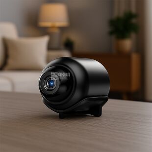 Камера Wi-Fi для відеоспостереження з датчиком руху, нічне бачення, чорна