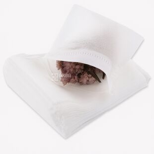 Фільтр-пакети для чаю з затяжкою, 100 шт., одноразові, білі, 55 х 70 мм