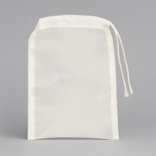 Набір мішечків для проціджування з нетканого полотна, 10 шт., 20 х 15 см, білі