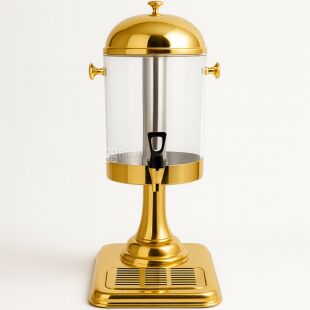 ViO JBD-02, 8 л, Диспенсер для напитков с подставкой, золотистый