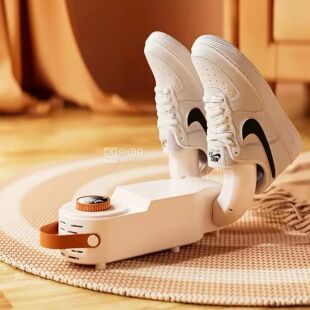 Електрична сушарка для взуття з УФ-лампою, антибактеріальна, біла