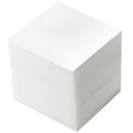 Buromax, 1000 листов, Буромакс, Бумага для заметок, белая, непроклеенная, 90х90 мм