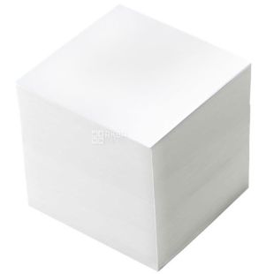 Buromax, 1000 аркушів, Буромакс, Папір для нотаток, білий, непроклеєний, 90х90 мм