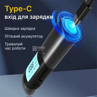 Алкотестер бесконтактный с цифровым дисплеем и светловым индикатором, аккумуляторный