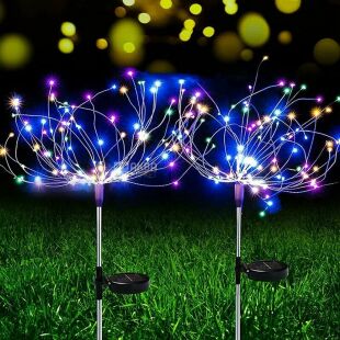 Світлодіодний садовий ліхтар на сонячній батареї Кульбаба, 8 режимів 