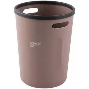 ViO, 8 л, Відро для сміття з фіксуючим кільцем, рожеве