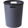 ViO, 8 л, Ведро для мусора с фиксирующим кольцом, темно-серое