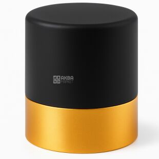 Clever, Пробка-кришка для вина, багаторазова, чорна, пластикова