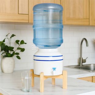 ViO CD-02, Керамический диспенсер для воды, синяя полоса