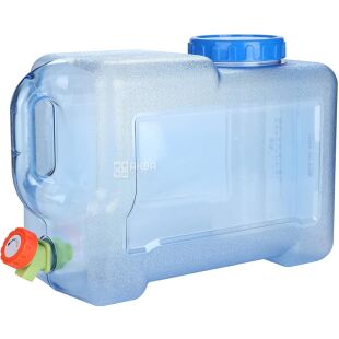 Бутыль Канистра с краником 18 л поликарбонатный с ручкой, ViO PC-B 18l