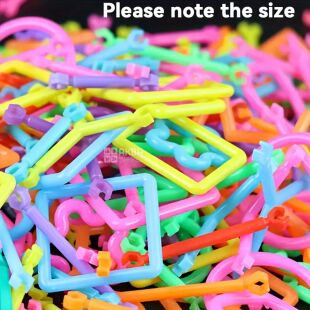 Конструктор геометричний, 120 деталей, кольоровий