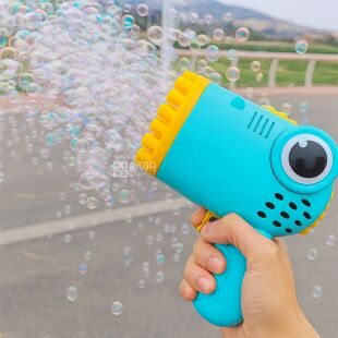 Дитячий автоматичний пістолет для мильних бульбашок Динозаврик, пластиковий