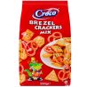 Croco Crackers and Brezel, 250 г, Солоний мікс крекерів та фігурної соломки Кроко