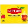 Lipton, Yellow Label, 50 пак., Чай Липтон, Черный 