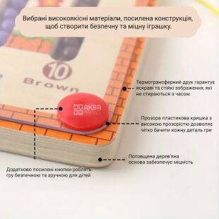 Настольная игра Лабиринт для развития мелкой моторики в стиле Монтессори, деревянная