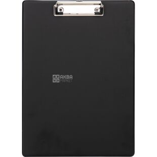 Clever, Планшет з металевим кліпом, чорний, А4