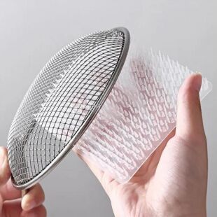 Щітка силіконова для миття овочів та фруктів, 10 х 10 см, біла