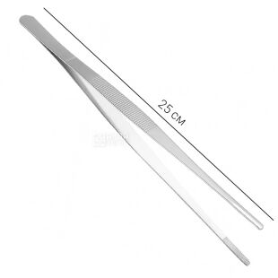 Пінцет кухонний з нержавіючої сталі, 25 см