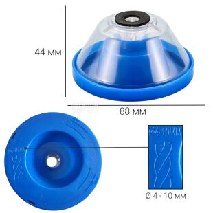 Пилозахисний чохол для електродрилі, пластиковий, синій