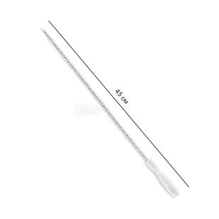 Щетка для чистки водостока, гибкая, 45 см, белая