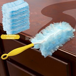 Щітка для прибирання пилу + 10 змінних насадок