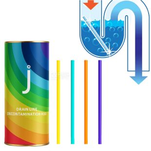 Палички для усунення запаху та засмічень у трубах з біоактивними ферментами, 14 шт.