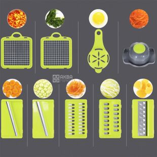 Ручний мультислайсер кухонний з контейнером 14 в 1