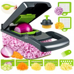 Ручний мультислайсер кухонний з контейнером 14 в 1