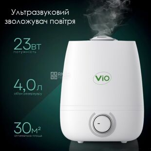 ViO HU-860, Ультразвуковой увлажнитель воздуха, 4 л, 23 W, верхний налив воды