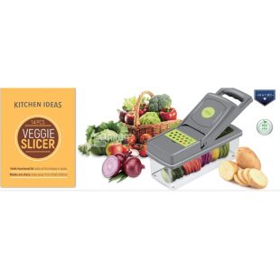 Ручний мультислайсер кухонний з контейнером 14 в 1