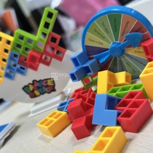 Настольная игра Балансирующая башня, детская, разноцветная 