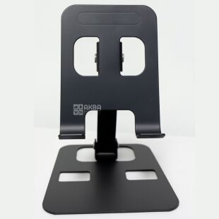 Держатель для телефона, металлический, черный