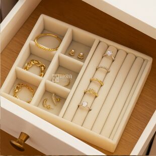 Органайзер для украшений, велюровый, 135  х 180 х 20 мм