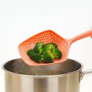 Ложка-друшляк для пасти, пластикова, 34 см