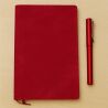Подарунковий набір Щоденник А5 в лінію з ручкою, червоний