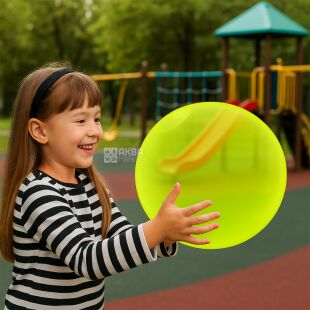 Надувна куля дитяча, багаторазова, жовта