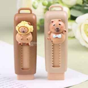 Резинка в пластиковом чехле Капибара, детская, в ассортименте