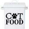 Стікер для контейнера з кормом Cat food, 180 х 110 мм