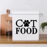 Стікер для контейнера з кормом Cat food, 180 х 110 мм