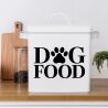 Стікер для контейнера з кормом Dog food, 180 х 110 мм