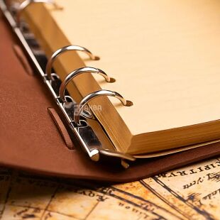 Записная книжка на боковой пружине, 80 листов, А7