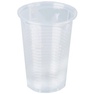 Стаканчик пластиковий Прозорий 180 мл, 100шт. 