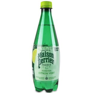 Maison Perrier, 0,5 л, Вода мінеральна газована зі смаком Лайму, ПЕТ