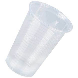 Стаканчик пластиковий Прозорий 180 мл, 100шт. 