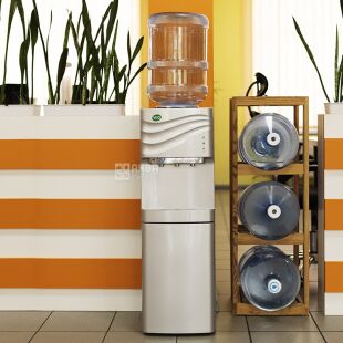 ViO Х903-FЕC Silver, Кулер для воды ВиО с электронным охлаждением и шкафчиком