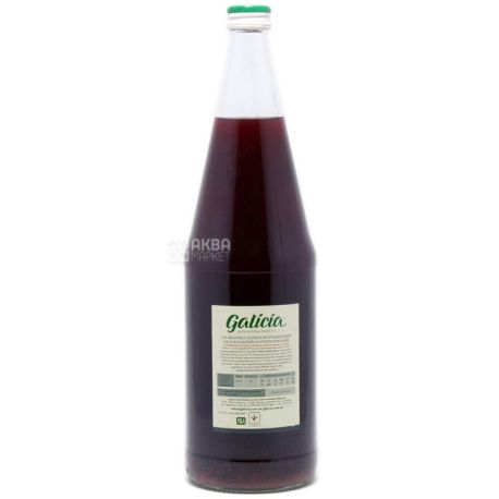 Galicia, Яблочно-черносмородиновый, 1 л, Галиция, Сок натуральный, без добавления сахара, стекло