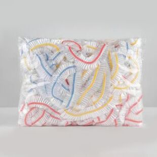 Крышки-пакеты эластичные для еды, одноразовые, полиэтиленовые, 100 шт.