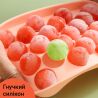 Форма для льоду Кульки, пластикова, рожева
